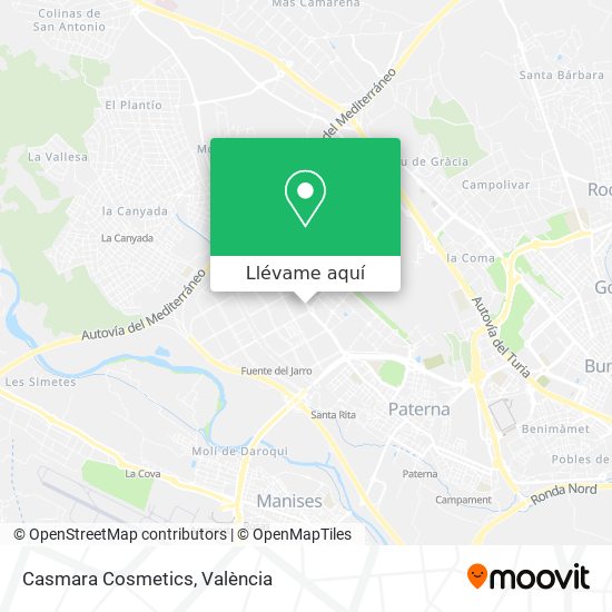 Mapa Casmara Cosmetics
