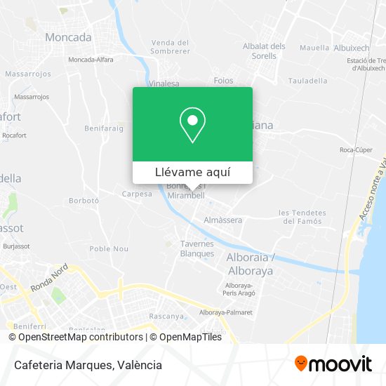 Mapa Cafeteria Marques
