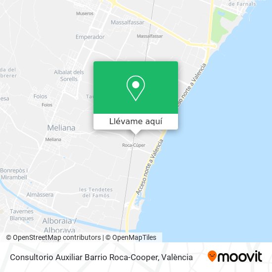 Mapa Consultorio Auxiliar Barrio Roca-Cooper