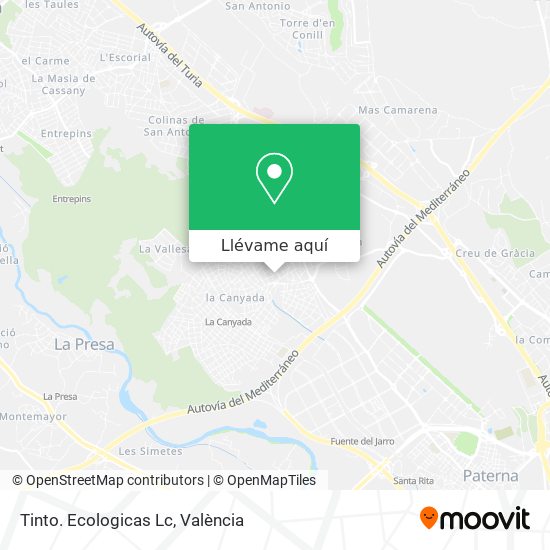 Mapa Tinto. Ecologicas Lc
