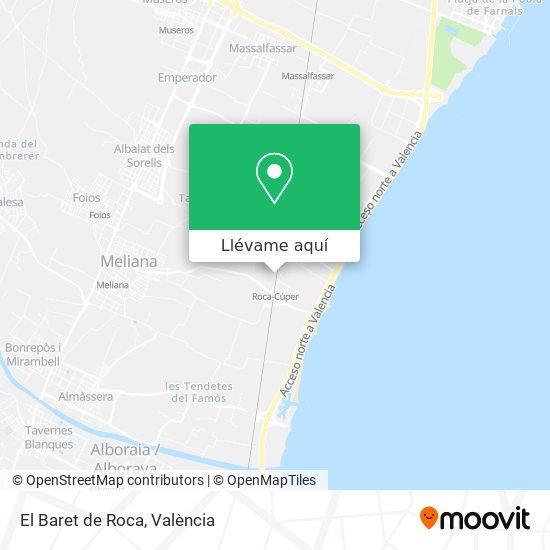 Mapa El Baret de Roca