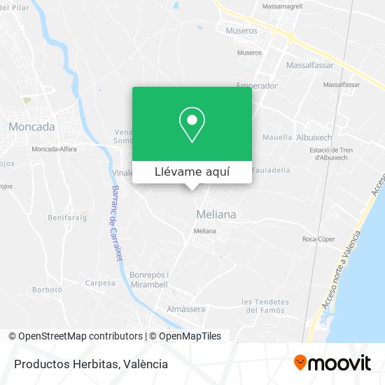 Mapa Productos Herbitas