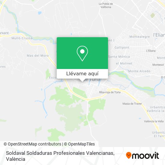 Mapa Soldaval Soldaduras Profesionales Valencianas