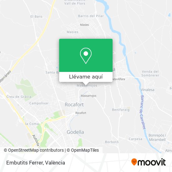 Mapa Embutits Ferrer