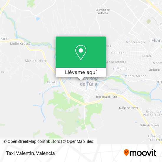Mapa Taxi Valentin