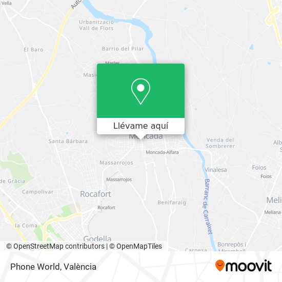 Mapa Phone World