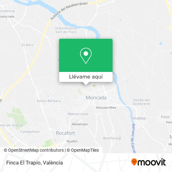 Mapa Finca El Trapío