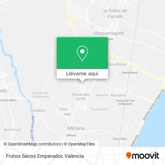 Mapa Frutos Secos Emperador