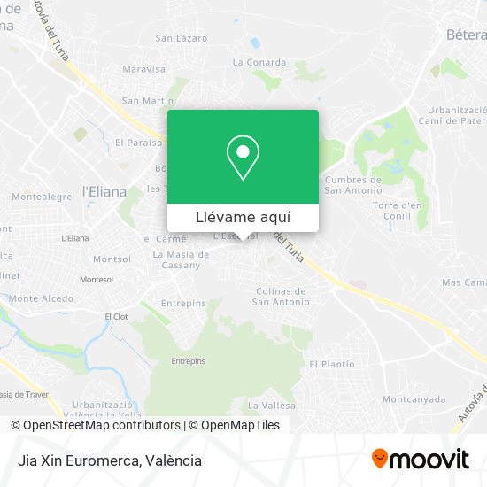 Mapa Jia Xin Euromerca
