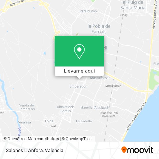 Mapa Salones L Anfora