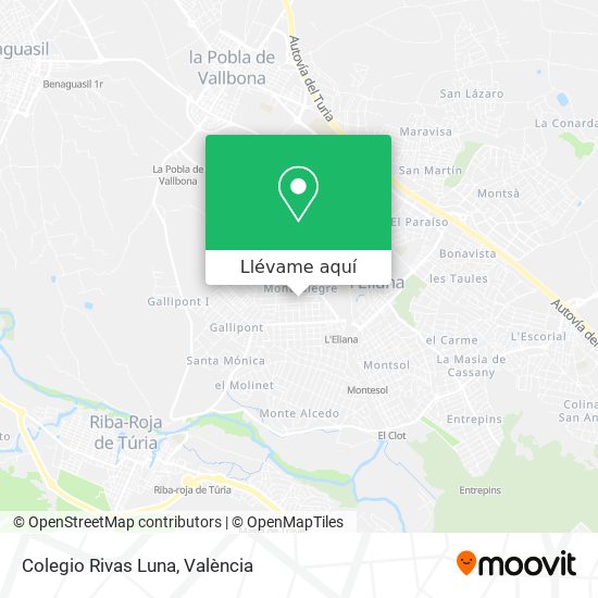 Mapa Colegio Rivas Luna