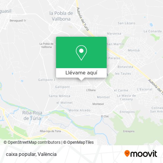 Mapa caixa popular