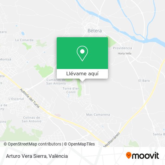 Mapa Arturo Vera Sierra