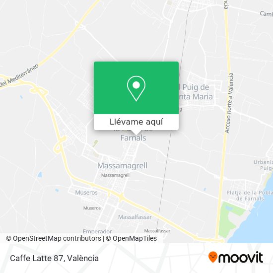 Mapa Caffe Latte 87