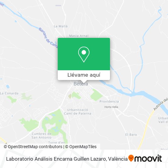 Mapa Laboratorio Análisis Encarna Guillen Lazaro