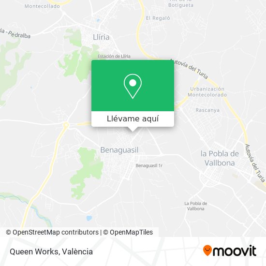 Mapa Queen Works