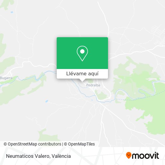Mapa Neumaticos Valero