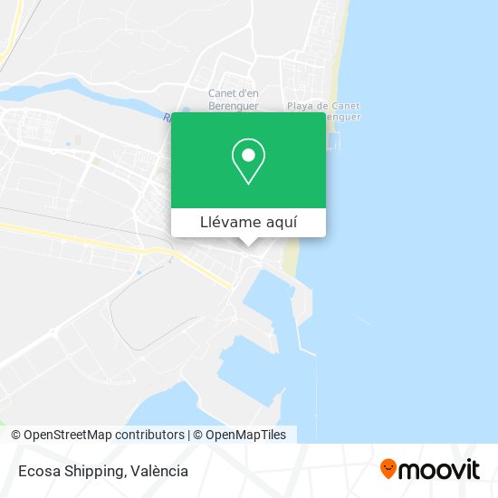 Mapa Ecosa Shipping