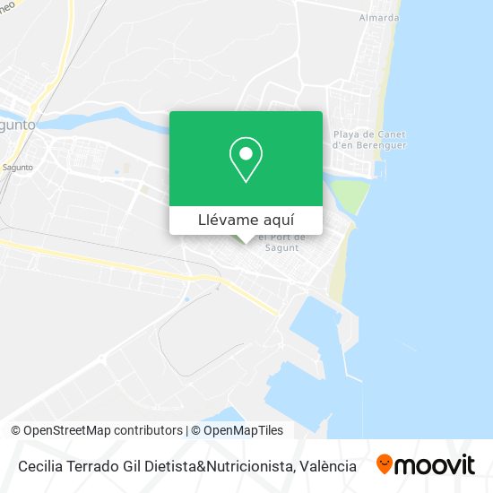 Mapa Cecilia Terrado Gil Dietista&Nutricionista