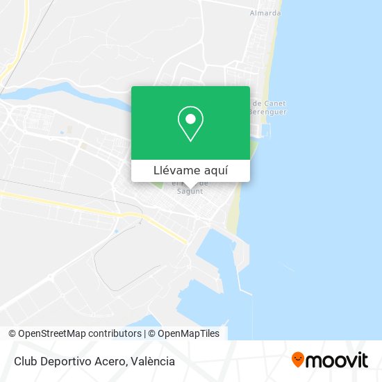 Mapa Club Deportivo Acero