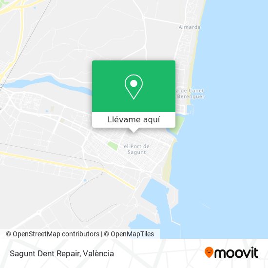 Mapa Sagunt Dent Repair