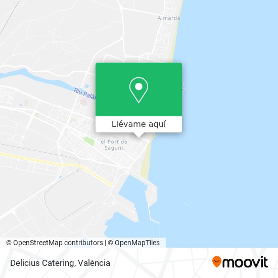 Mapa Delicius Catering