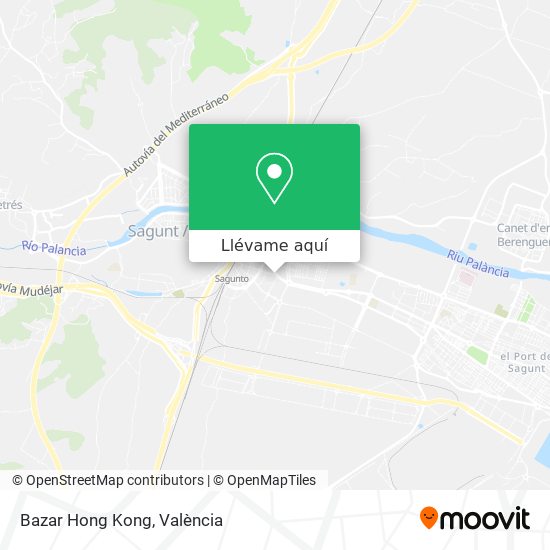 Mapa Bazar Hong Kong