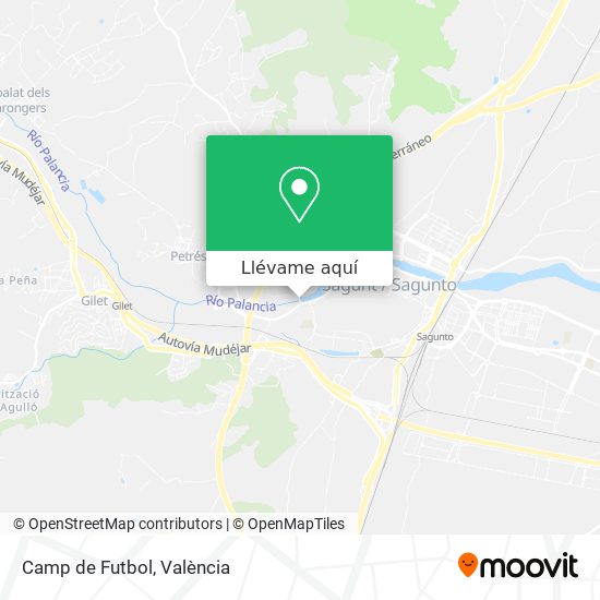 Mapa Camp de Futbol