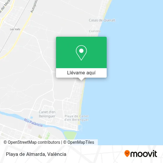 Mapa Playa de Almarda