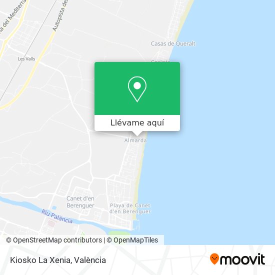 Mapa Kiosko La Xenia