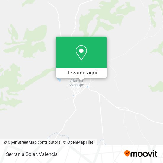 Mapa Serrania Solar