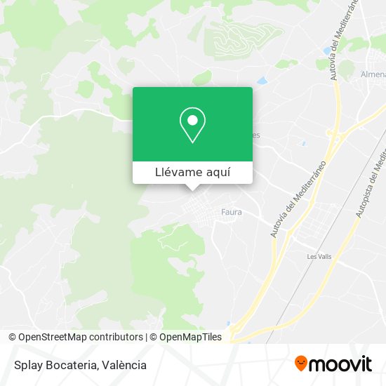 Mapa Splay Bocateria