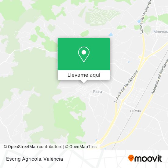 Mapa Escrig Agricola