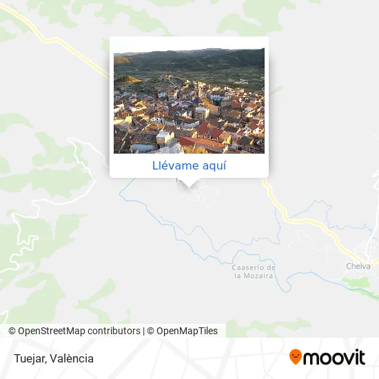 Mapa Tuejar