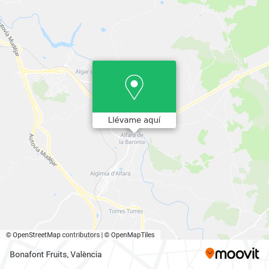 Mapa Bonafont Fruits