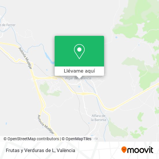 Mapa Frutas y Verduras de L