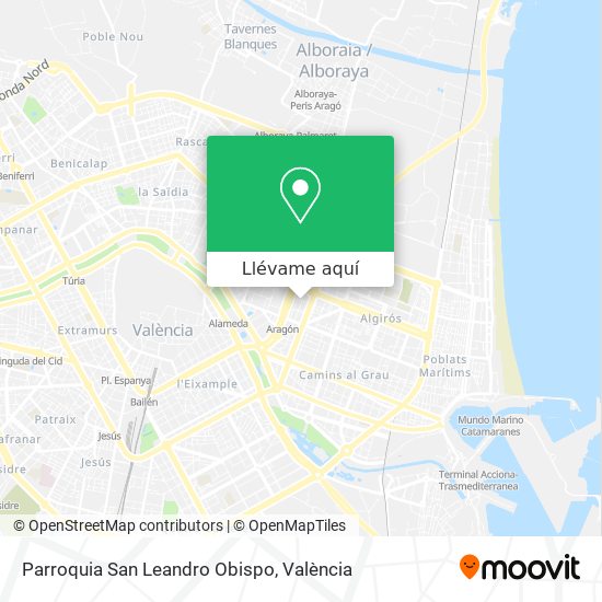 Mapa Parroquia San Leandro Obispo