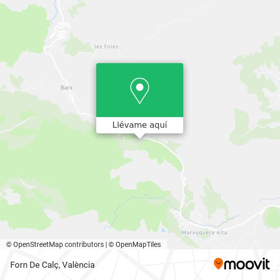Mapa Forn De Calç