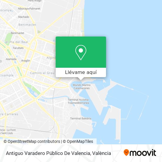 Mapa Antiguo Varadero Público De Valencia