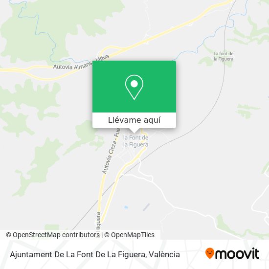 Mapa Ajuntament De La Font De La Figuera