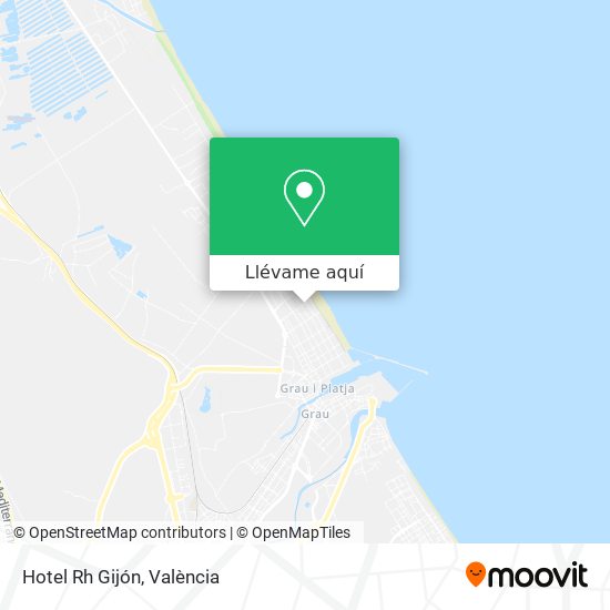 Mapa Hotel Rh Gijón