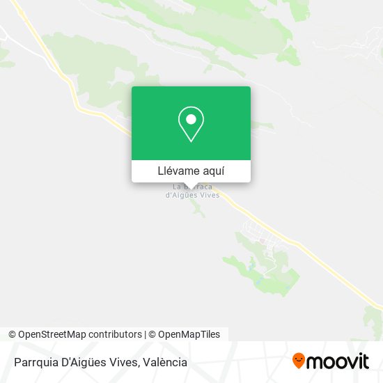 Mapa Parrquia D'Aigües Vives