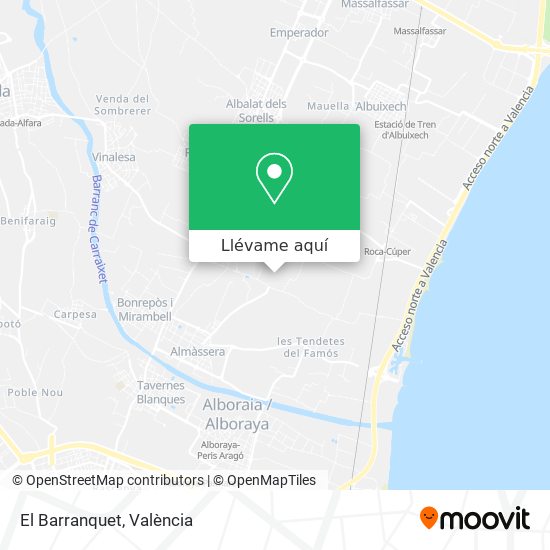 Mapa El Barranquet