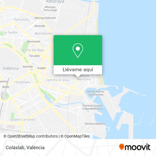 Mapa Coláslab