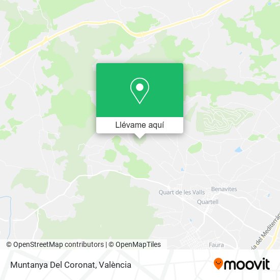 Mapa Muntanya Del Coronat