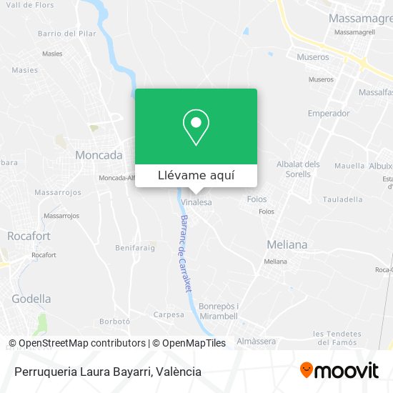 Mapa Perruqueria Laura Bayarri