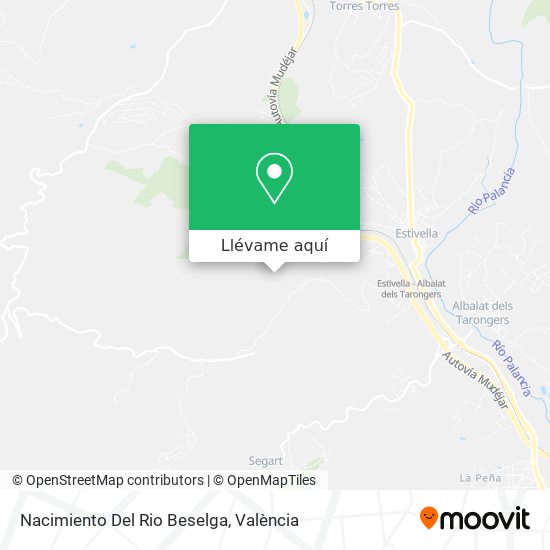 Mapa Nacimiento Del Rio Beselga