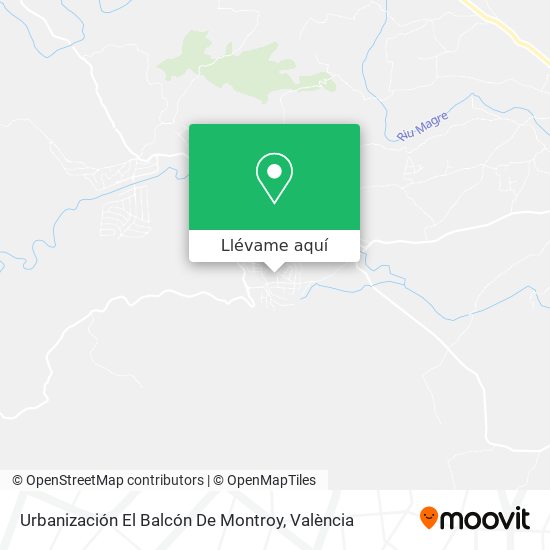 Mapa Urbanización El Balcón De Montroy