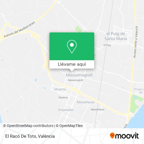 Mapa El Racó De Tots