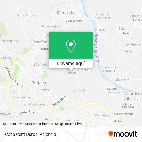 Mapa Casa Cent Duros